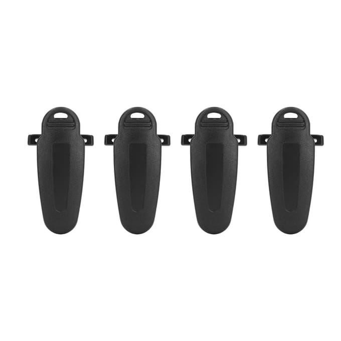 4 stuks Radio Riemclip Vervanging voor Kenwood TK2140 TK3140 TK2160 TK3160 TK2170 TK3170 TK2173 gray