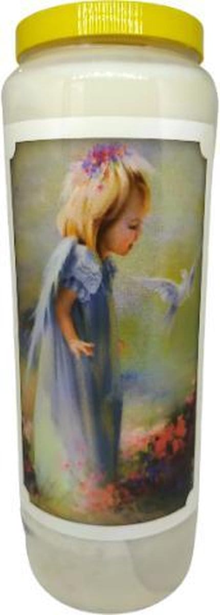 Kind met Duif - Noveenkaars - 9 dagen brander (20 stuks)