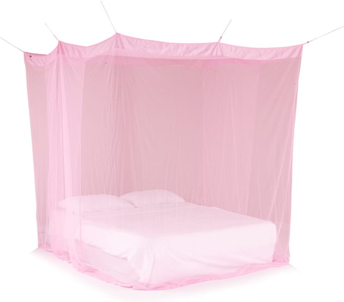 Deconet klamboe TWO XL - L210 x B200cm - Roze- 2pers