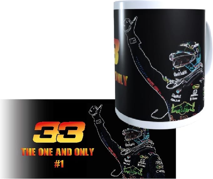max - verstappen - F1 -max verstappen mok - fun mok - kampioen - formule 1