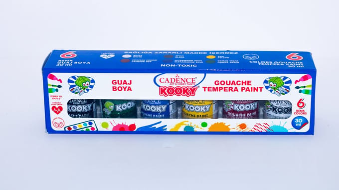 Cadence Kooky Gouache Tempera Verf Set 6x30ml