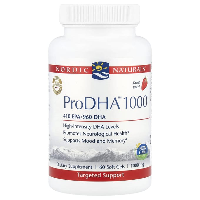 Prodha™ 1000, Aardbeiensmaak, 60 Softgels