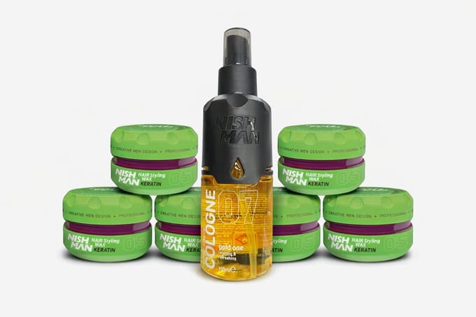 Nish Man Hair Wax 05 Keratin - 6 stuks