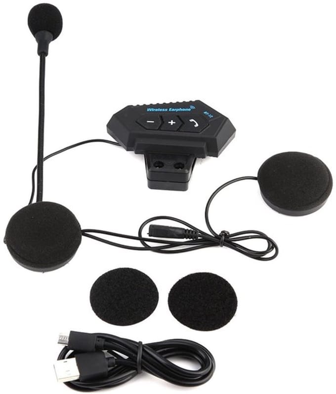 Allecto - Motorhelm BT-luidsprekers - Handsfree installatie