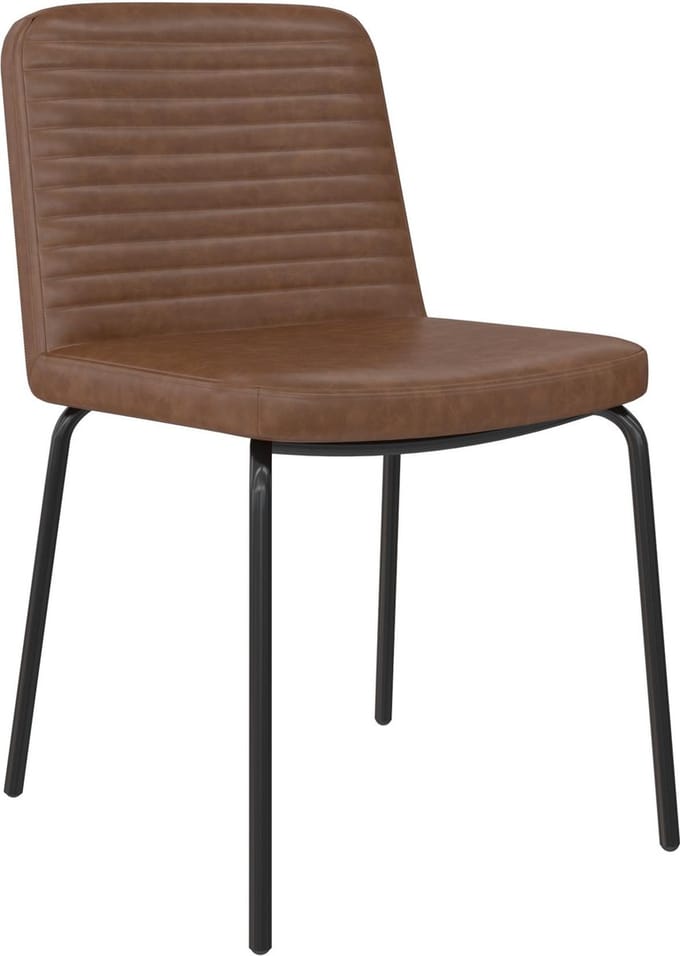 Corey-Eetkamerstoel - Set van 2 - Camel PU