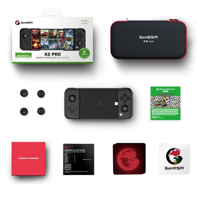 GameSir X2 Pro Xbox Mobiele Game Android Gamepad Compatibel met en Diablo Smartphone Controller met Xbox Game Pass Ultimate Bonus - Controller,