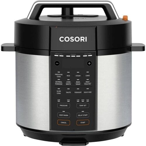 Cosori Pressure Cooker Multicooker 1100 W Zilver, Zwart