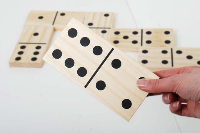 tickit® Houten Domino XXL