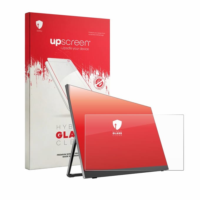 upscreen - Screenprotector voor Yodoit PTM18 18.5" - Folie Beschermfolie Beschermglas transparant