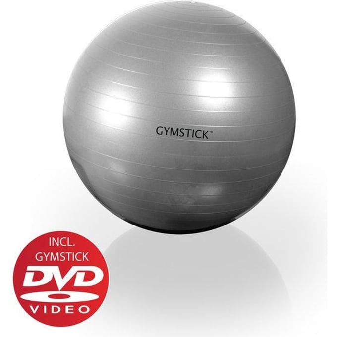 Gymstick Fitnessbal - 55 cm - Met DVD