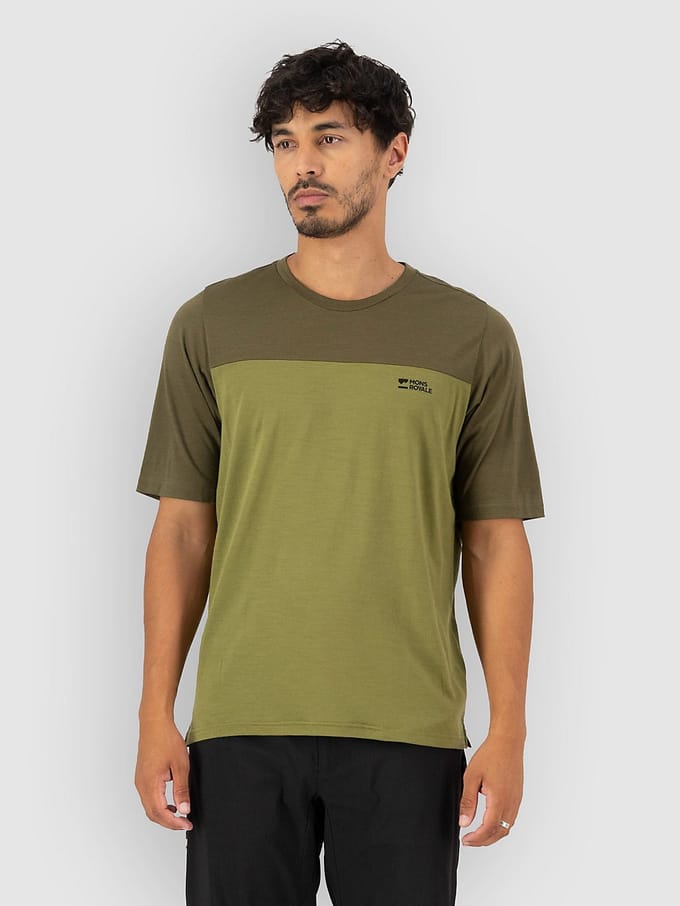 Mons Royale Diversion Merino Bike Tech Tee groen