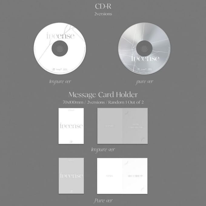 MAANBIN & SANHA(ASTRO) WIEROOK(ONZUIVER Ver. / PURE Ver.) PURE Ver._NO POSTER white