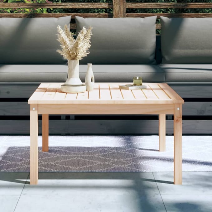 vidaXL - Tuintafel - 82,5x82,5x45 - cm - massief - grenenhout