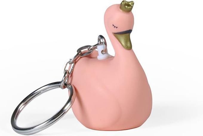 Sleutelhanger Dame Blanche Peach Roze