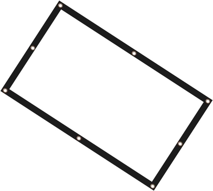 Projectiescherm Elektrisch - Beamerdoek Scherm - Thuisbioscoop Presentaties - Gelijkmatige Lichtverspreiding - 100 Inch 16:9 - Wit