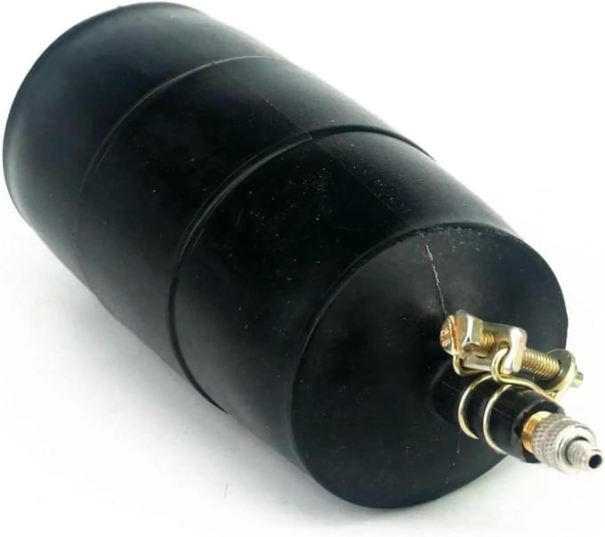 Opblaasbare Afvoerplug - Buisstop - Waterblokkering - Natuurrubber - 70-80 mm - Zwart