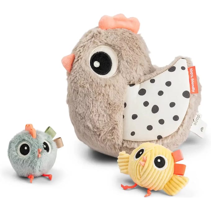 Spellen voor vroeg leren Done by Deer Hide&Seek Clucky