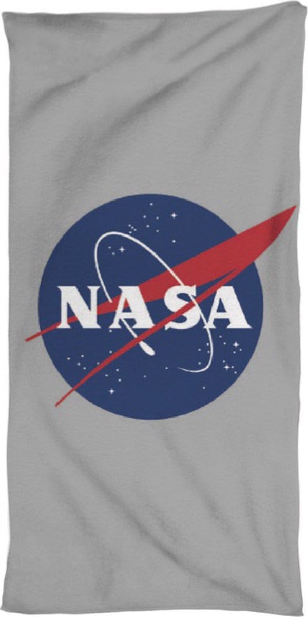 NASA 2-in-1 Strandlaken + Gymbag - 70 x 140 cm + 43 x 32 cm - Polyester