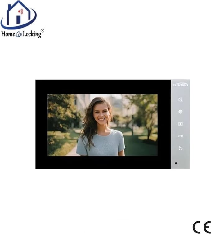 Home-Locking binnen bedieningspaneel 7" voor deur videofoon 4 draads.DT-1122B