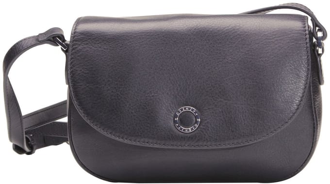 Esquire Leren schoudertas Athena Crossbody Bag Black zwart