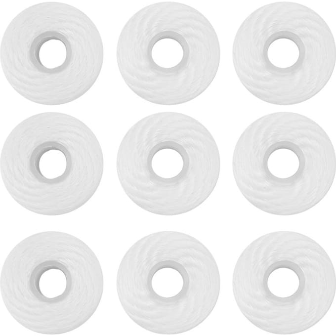 Fil dentaire jetable, cure-dents, 50 mètres, 9 pièces white