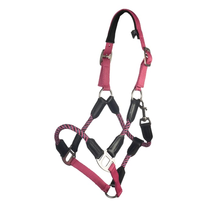 Leren halster voor paarden HKM Kids Nele