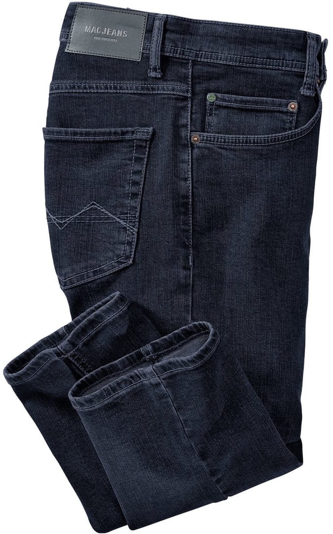 Mac Broek Arne Stretch Blue Black H799 - Maat W 40 - L 32 - Heren - Jeans