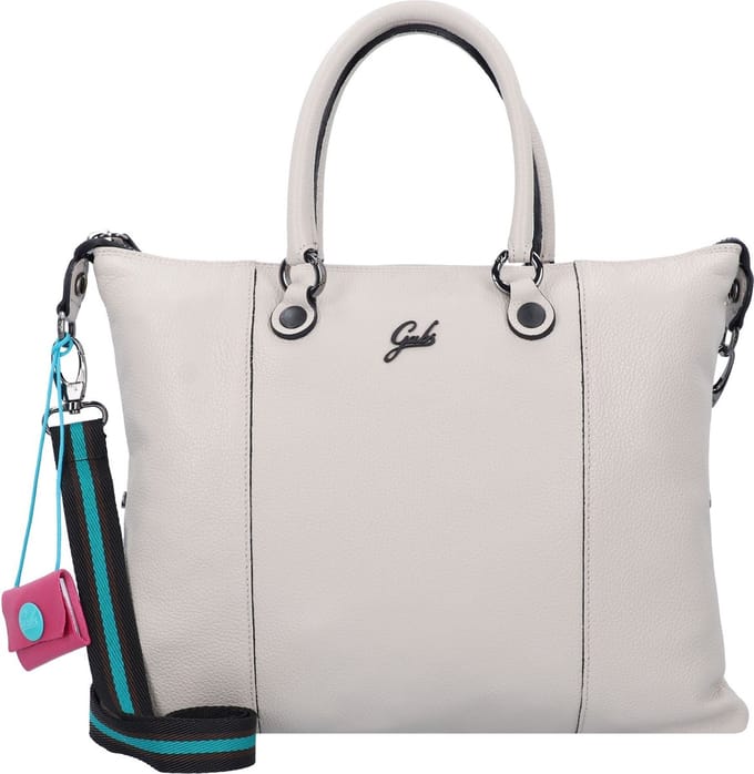 Gabs Leren Schoudertas G3 Plus TG Bull Black Shoulder Bag Stone Crème