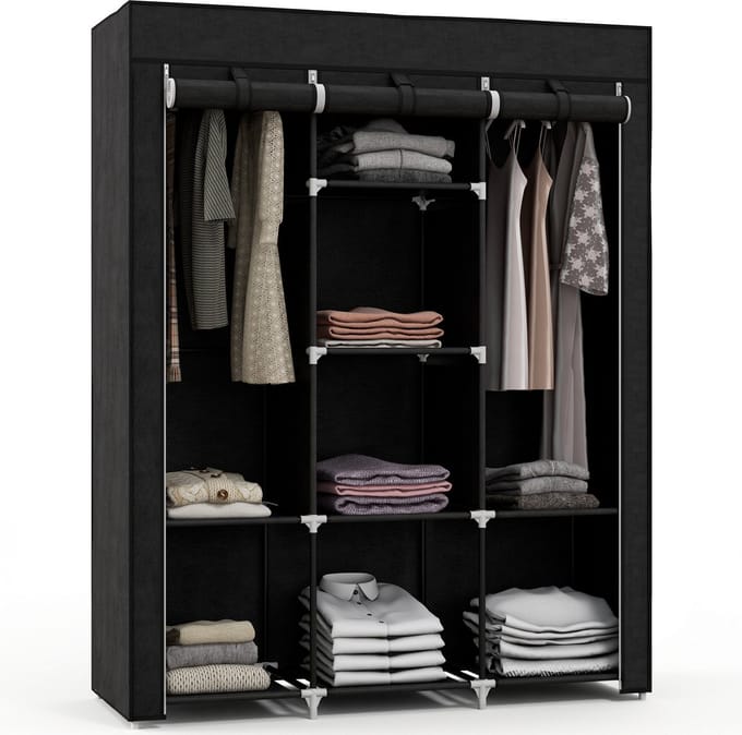 HOMCOM Stoffschrank mit Stoffschrank 850-211V00