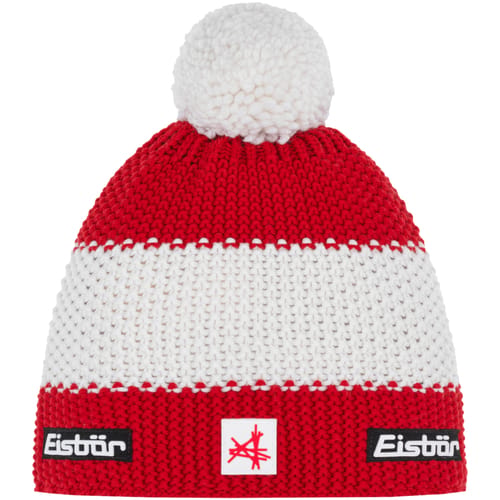 Eisbar Star Pompon MĂś SKA, Unisex, Rood, Muts, maat: One size