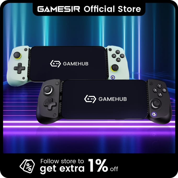 GameSir X5 Lite Mobiele Gaming Controller voor Android iPhone 16/15 - Lichtgewicht ontwerp, Hall Effect, Geen drift, App-aanpassing Gray