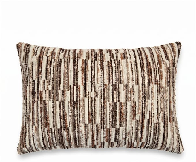 Sierkussen Martie - Textiel - Terra - 35x55 cm - Met rits