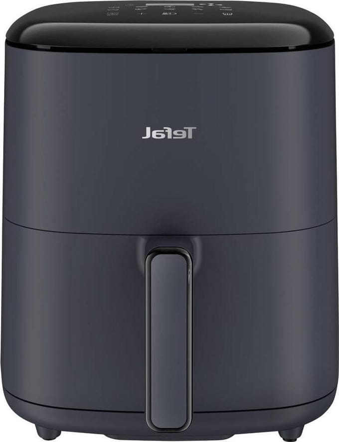 Heteluchtfriteuse - Airfryer - Gezond Bakken - 10 Programma's - 5 Liter - Grijs