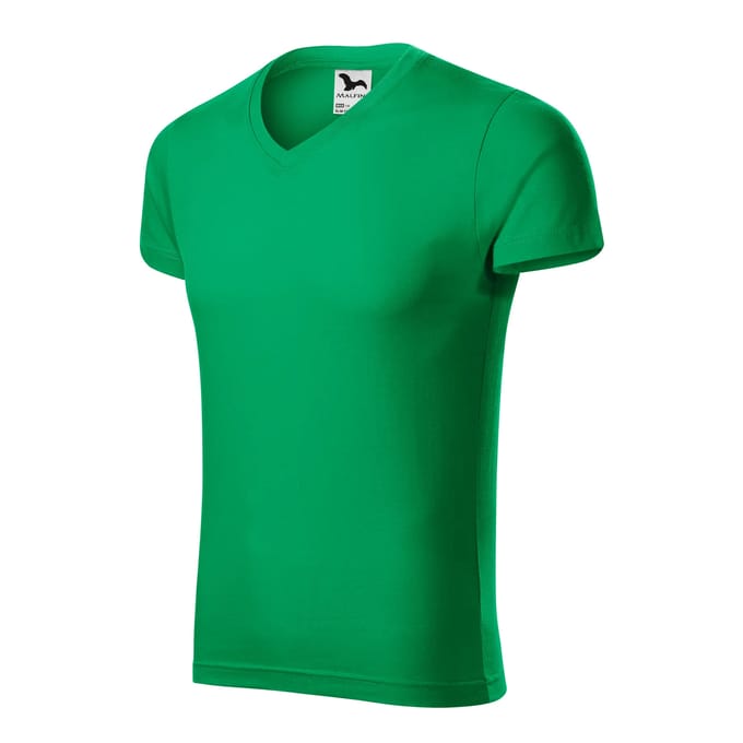 T-shirt met V-hals Malfini Slim 146