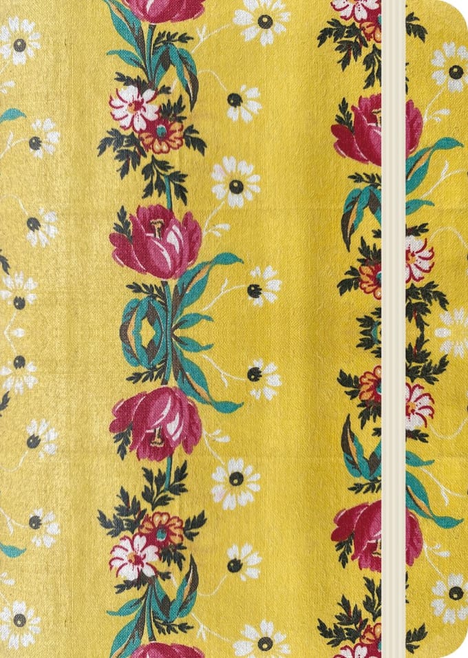 Carmyne's Journal A5 Tomoe River Notitieboek - Yellow & Flowers