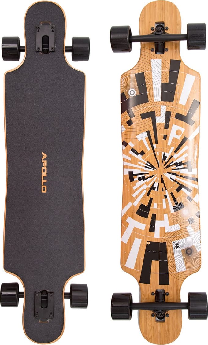 Longboard - Soul Bamboo FLEX1 Twin Tip DT - 40" inkl. T-Tool von Apollo