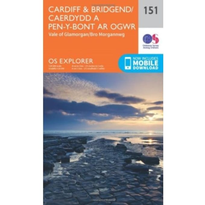 Cardiff And Bridgend/Caerdydd A Phen-Y-Bont Ar Ogwr - Ordnance Survey