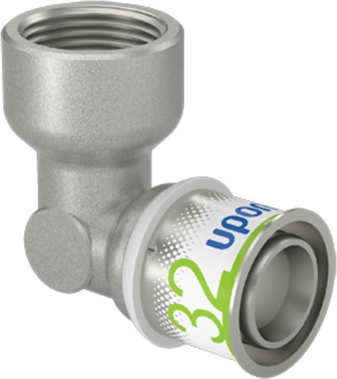Uponor S-Press Plus knie - 1 binnendraad x 32 mm pers