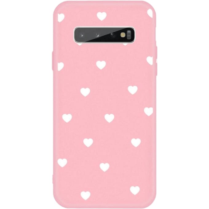 Mocaa  Samsung Galaxy S10 Plus Hearts Case Roze