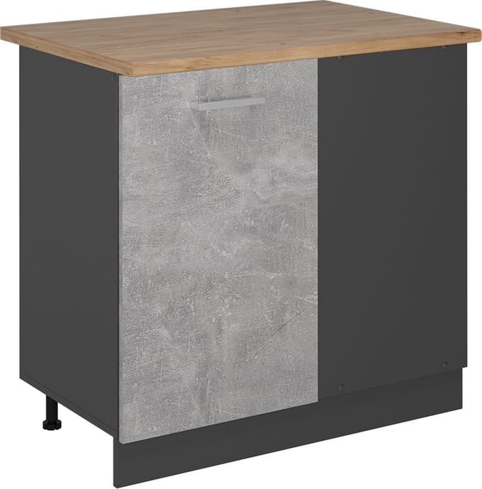 Vicco R-Line Hoekkast – 86 cm, WB Eik Beton