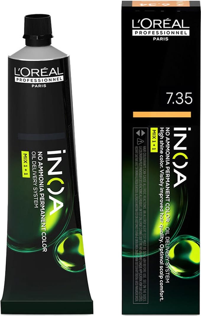Permanente Kleur L'Oreal Professionnel Paris Inoa Color Mahonie Goudblond Nº 7.35 (60 g)