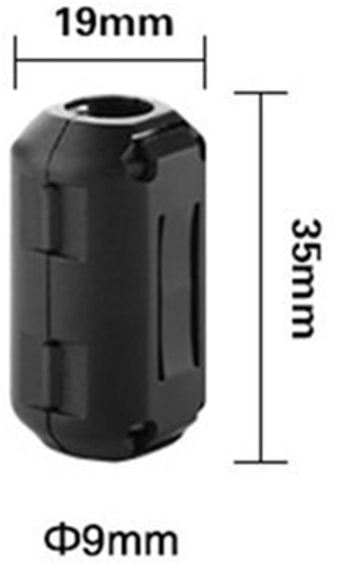 Ferriet Klem Ontstorings Filter 9mm 10 stuks