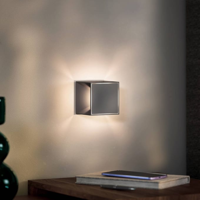 Sigor Nutalis mini LED tafellamp, grafiet, IP54, dimbaar