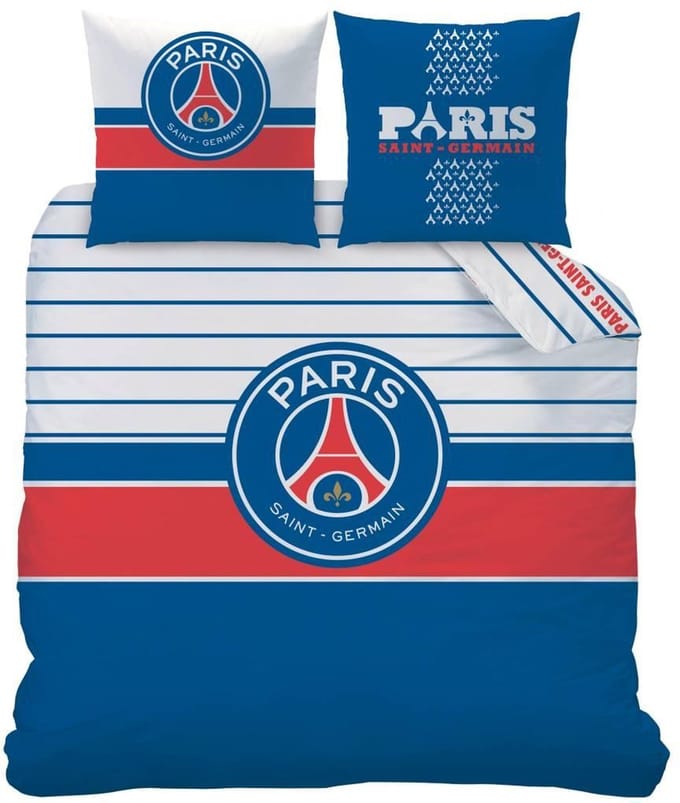 Paris Saint Germain Logo - Dekbedovertrek - Lits Jumeaux - 240 x 220 cm - Multi