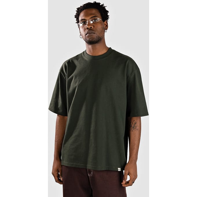 Redefined Rebel RRJohn Heavyweight Oversized Fit T-Shirt groen