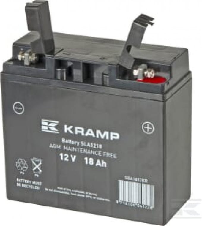 Accu 12V 18Ah 140A Kramp / Fulbat