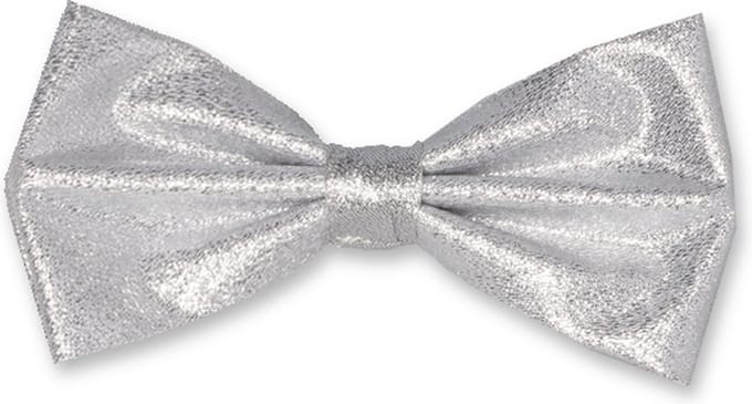 E.L. Cravatte Strik - Zilver glitter