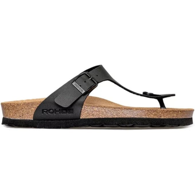 Rohde Alba - dames sandaal - Zwart - maat 43 (EU) 9 (UK)