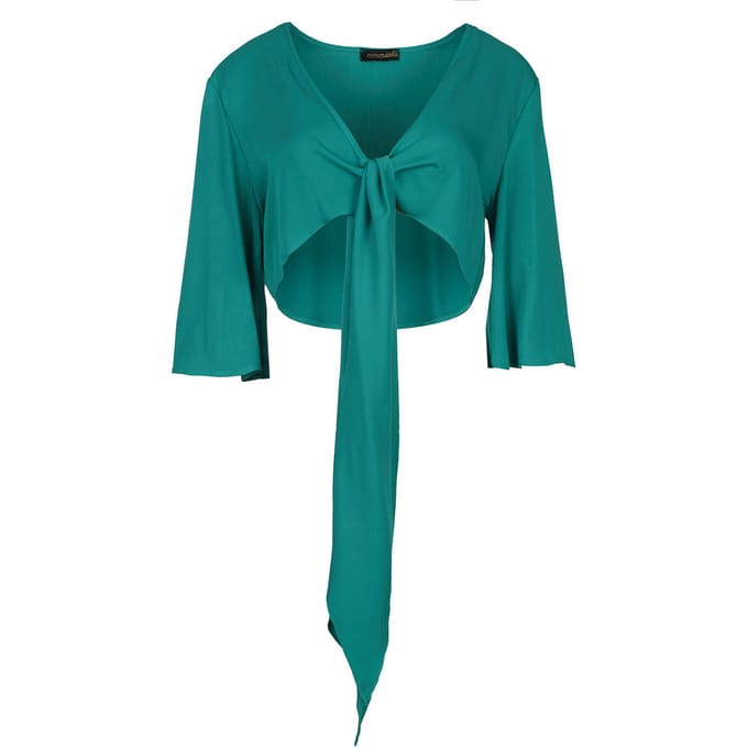 Groene Bolero Top