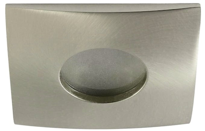 IP44 LED inbouwspot - Aina -Vierkant RVS Look -Koel Wit -Dimbaar 4.9W -Philips